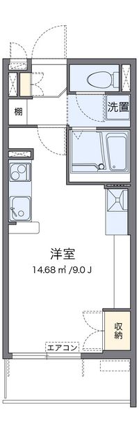 レオネクスト日野万願寺 間取り図