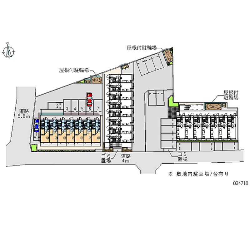 34710 Monthly parking lot