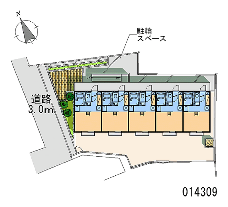 レオパレス東山 区画図