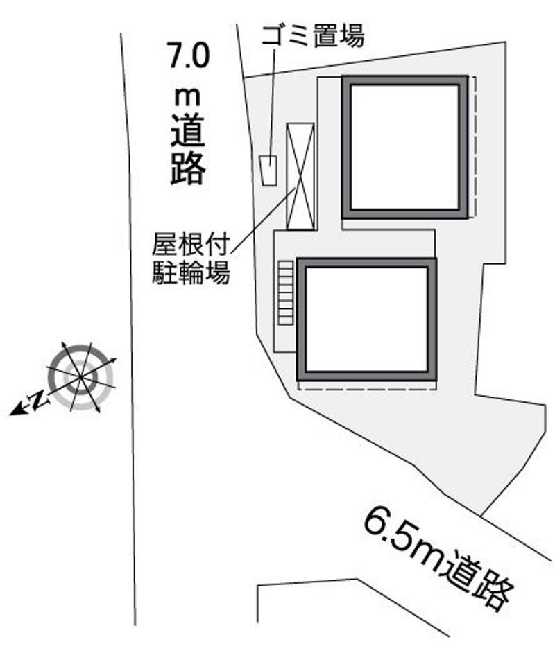 レオパレスフロール市沢 配置図