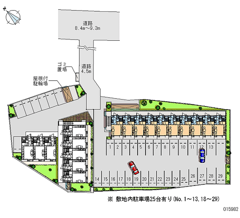 15982 Monthly parking lot