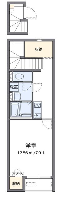 クレイノエクレールⅡ 間取り図