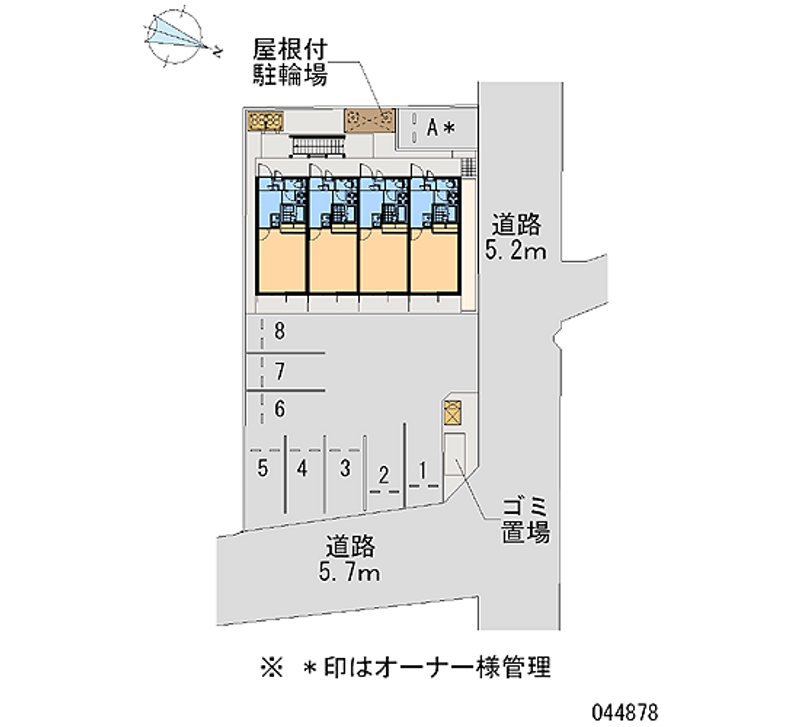 レオパレスうみのかぜ 月極駐車場