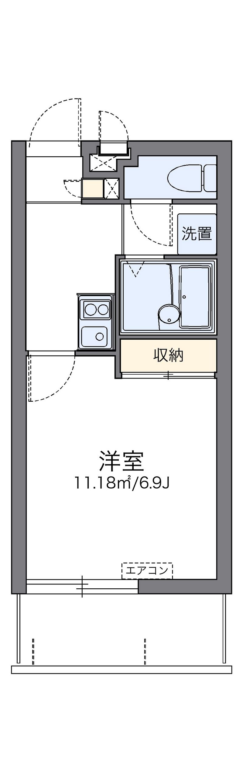 レオパレス古蔵 間取図
