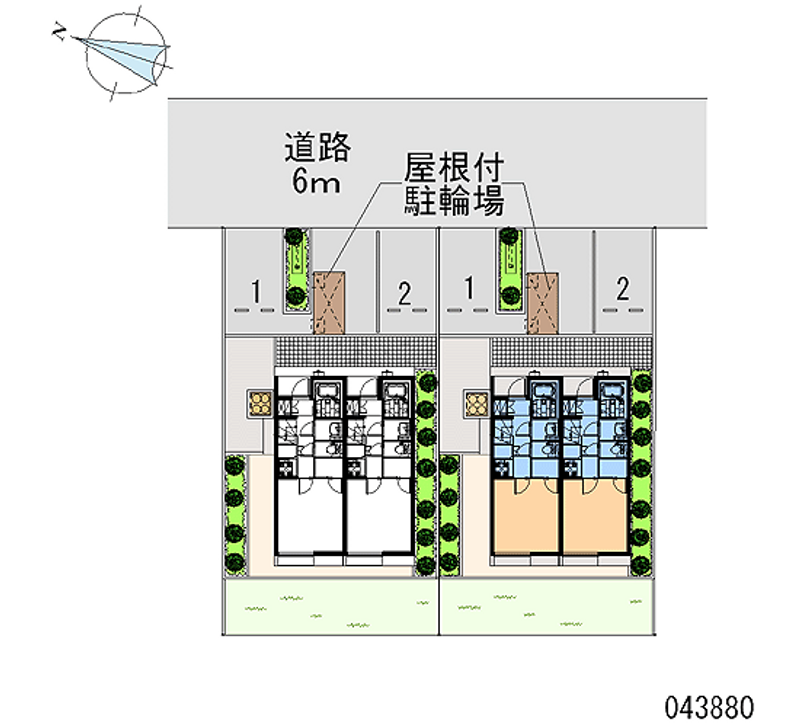 レオネクストあおぞら東山 月極駐車場