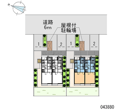 レオネクストあおぞら東山 月極駐車場