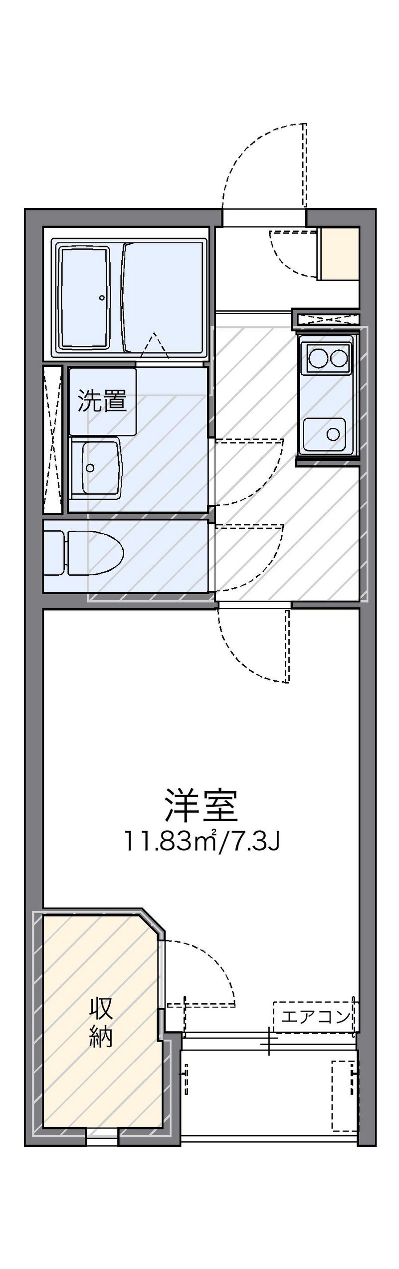 レオネクスト萩ヶ丘 間取図