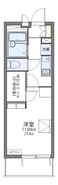 レオパレスユーザン 間取り図