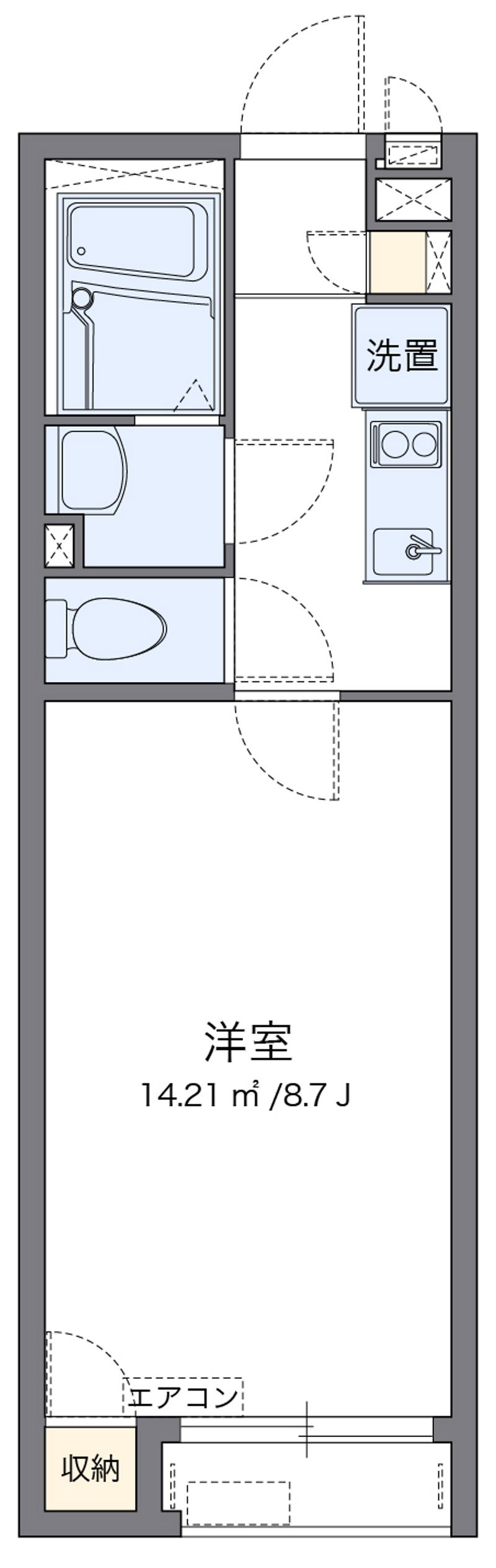 レオネクストグレイトフルⅠ 間取図