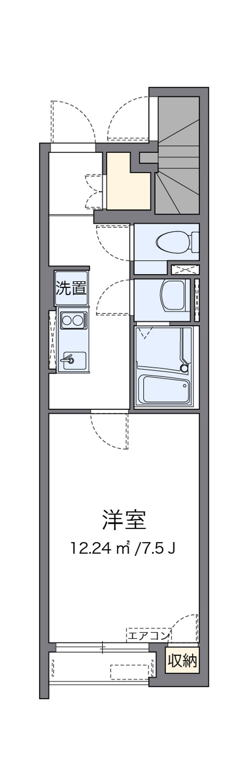 クレイノ黒川 間取図