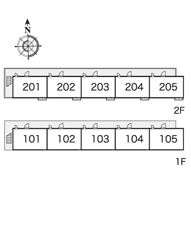 レオパレスＧｒａｌｉｏ 間取り配置図