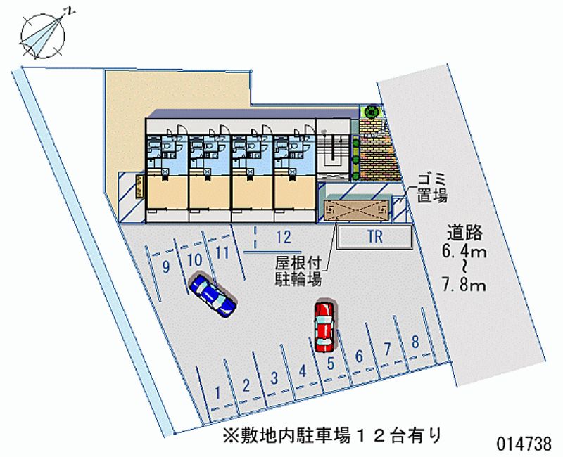 レオパレス松原 月極駐車場