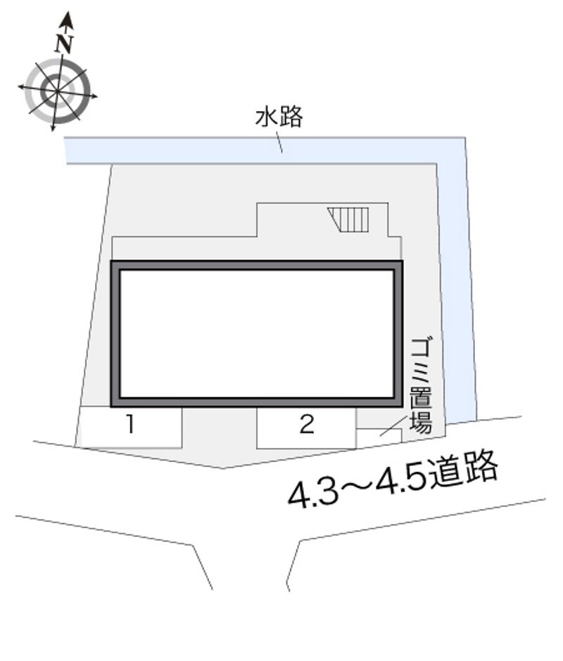 レオパレスディアコート 配置図