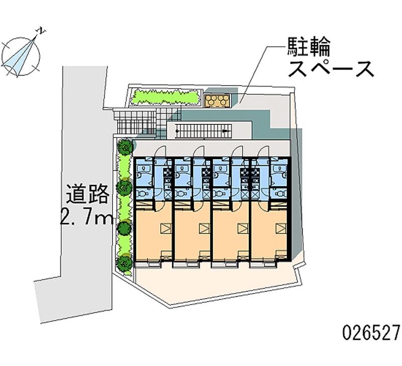 レオパレス霞ヶ丘 区画図