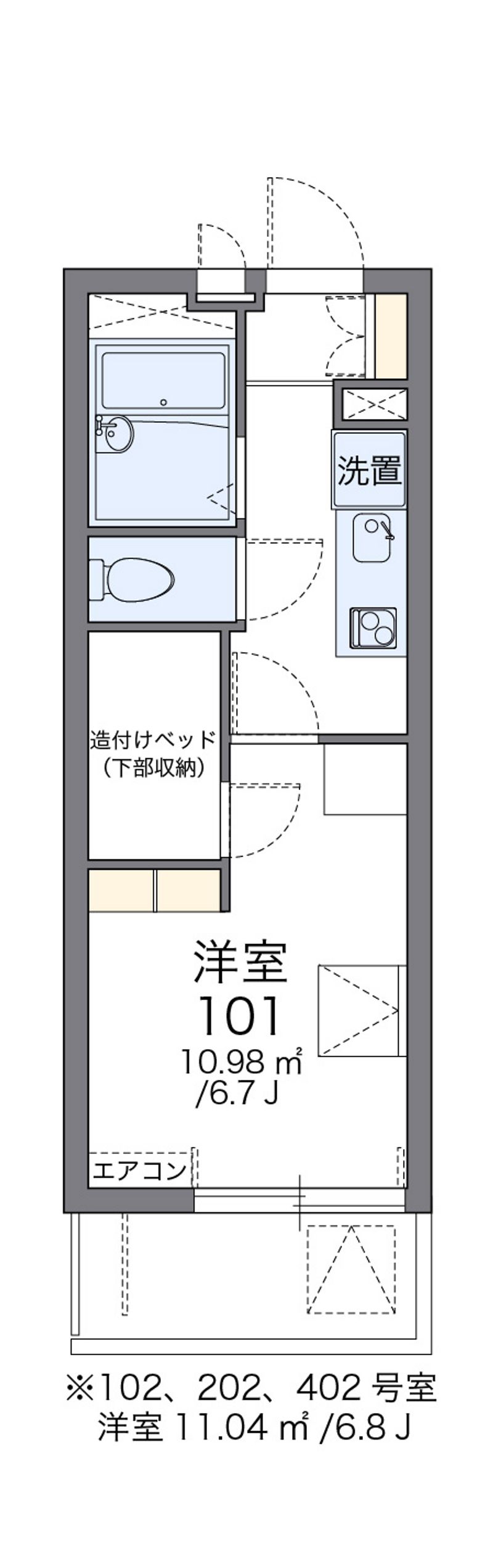 レオパレスＴＮ弐番館 間取図