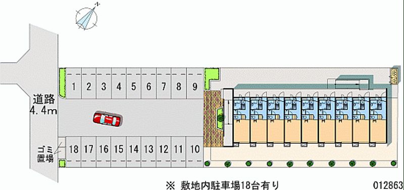 レオパレス高師 月極駐車場