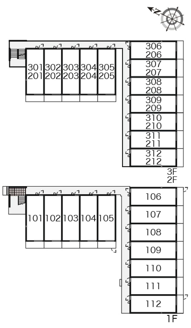 レオネクストミューズ 間取配置図