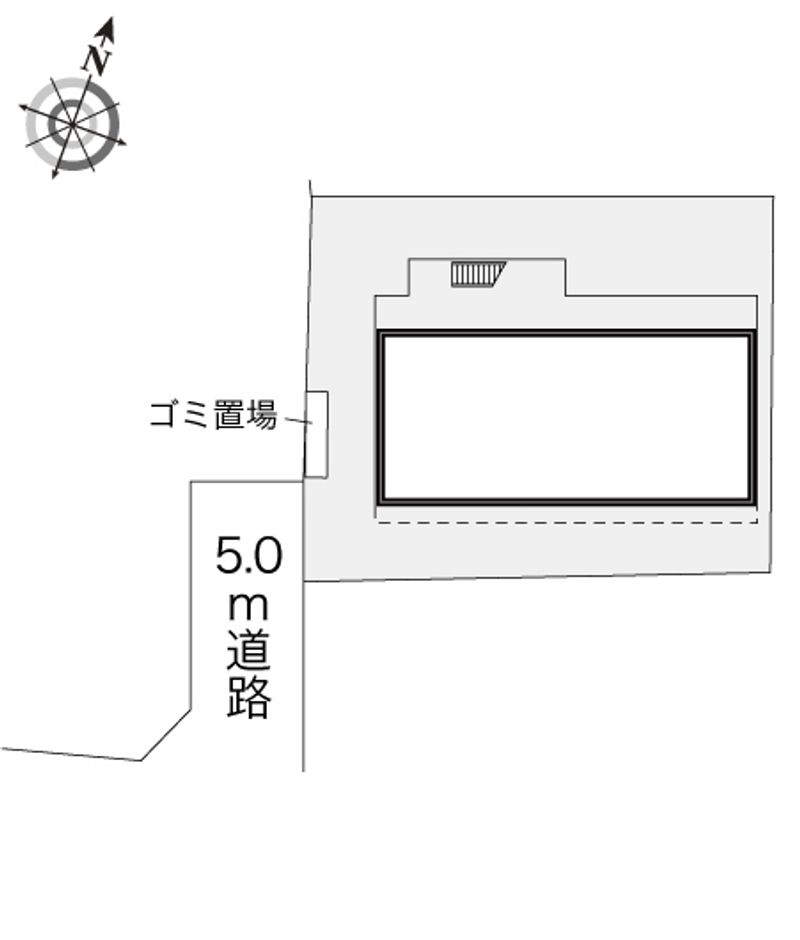 レオパレスチェリーガーデンＢ 配置図