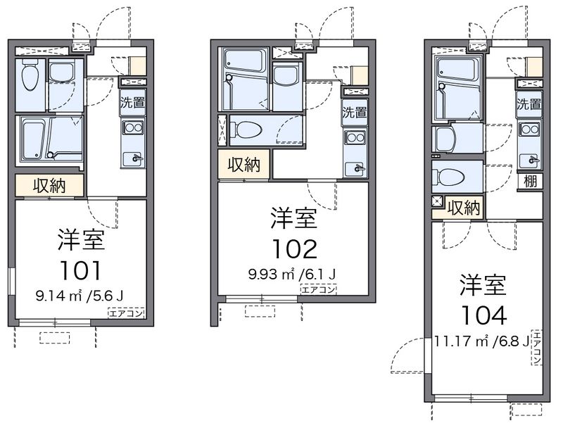 レオネクスト西品川第７ 間取図