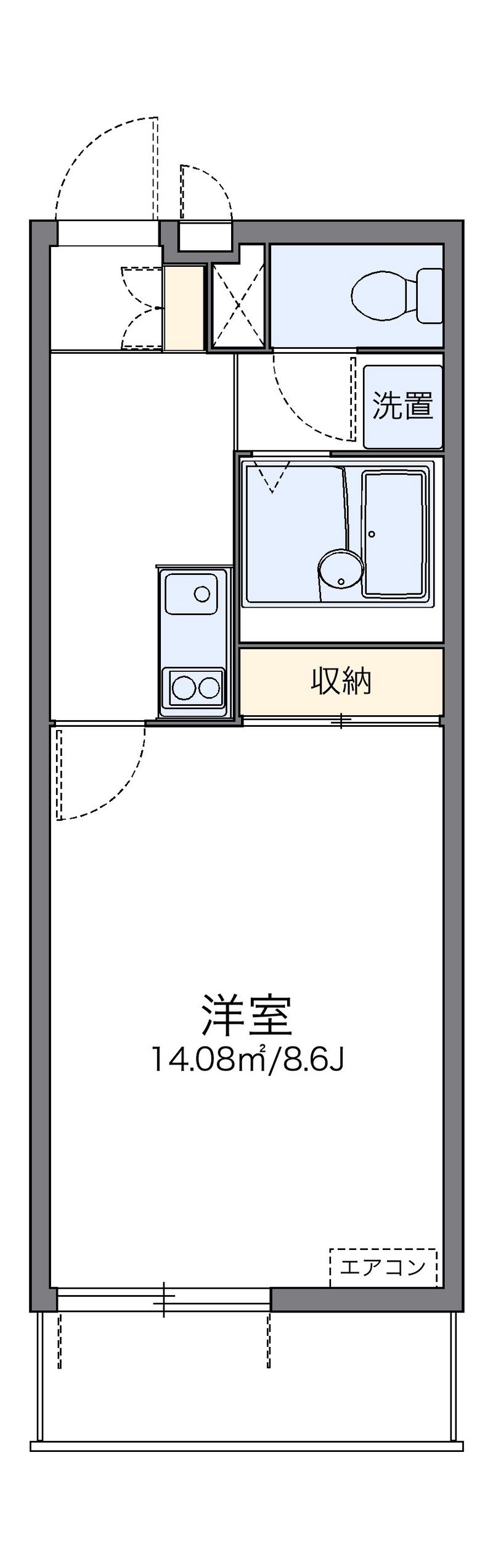 レオネクストドルチェイケベ 間取図