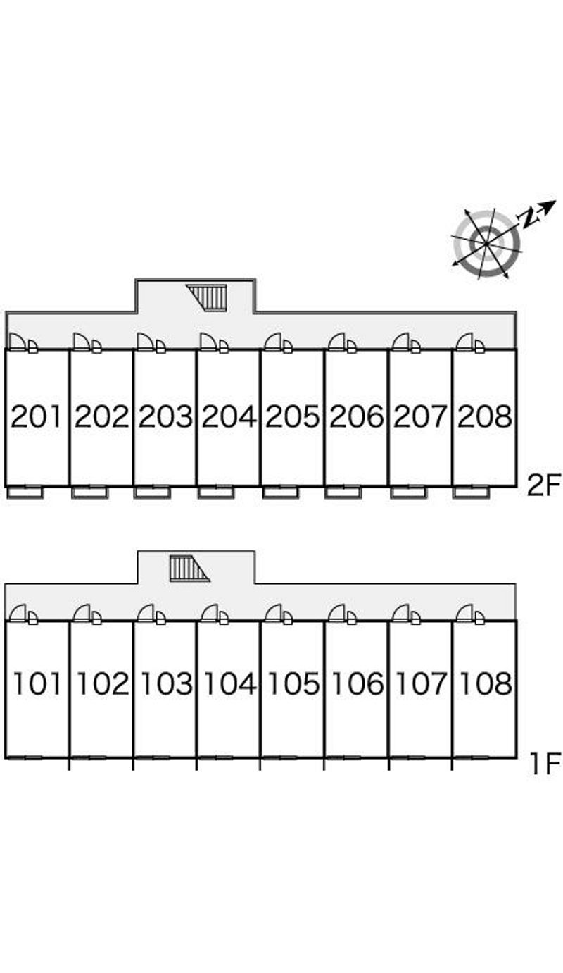 レオパレスＳＯＬＥＩＬ 間取配置図