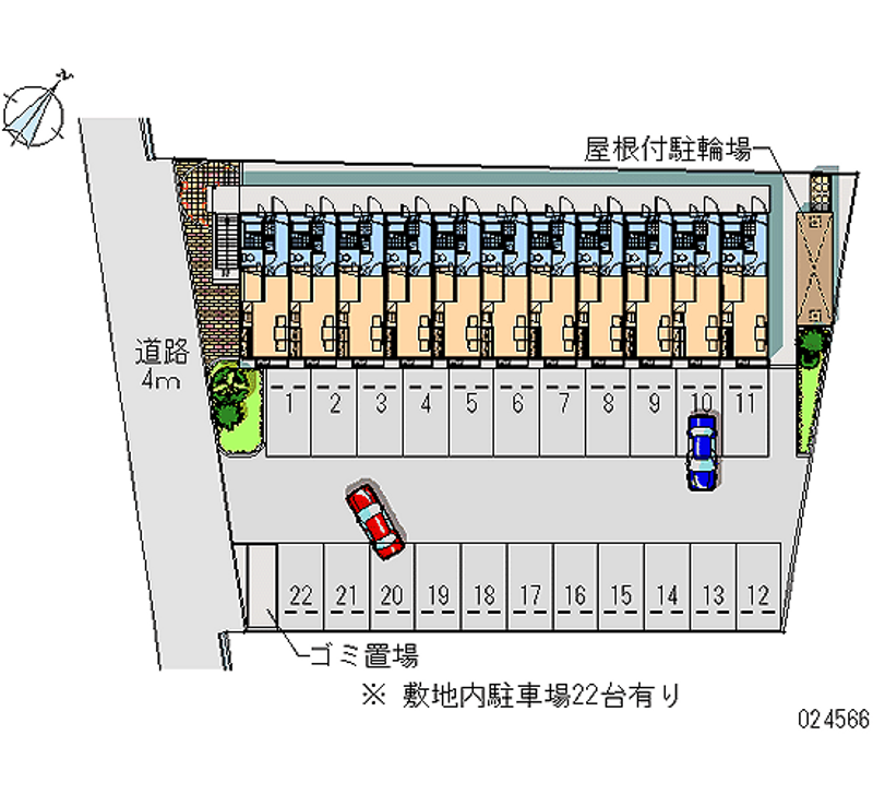 24566 Monthly parking lot