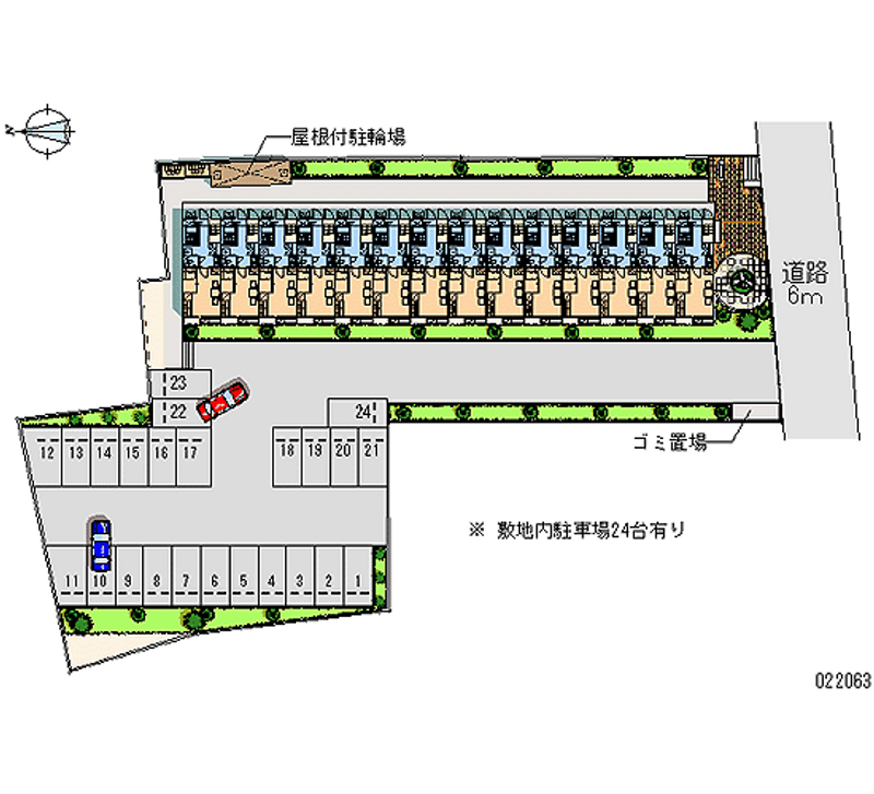 22063 Monthly parking lot