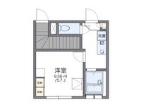 レオパレスウェルスプリング 間取図