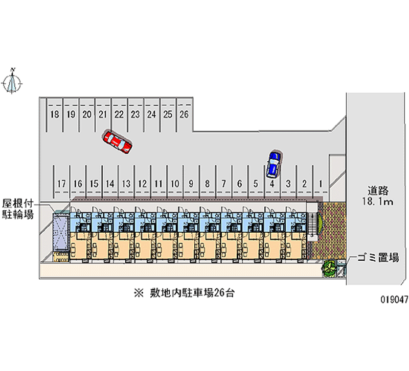 レオパレスＪｕｎ 月極駐車場