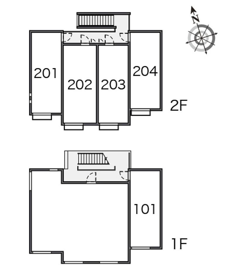クレイノサンザシ 間取配置図