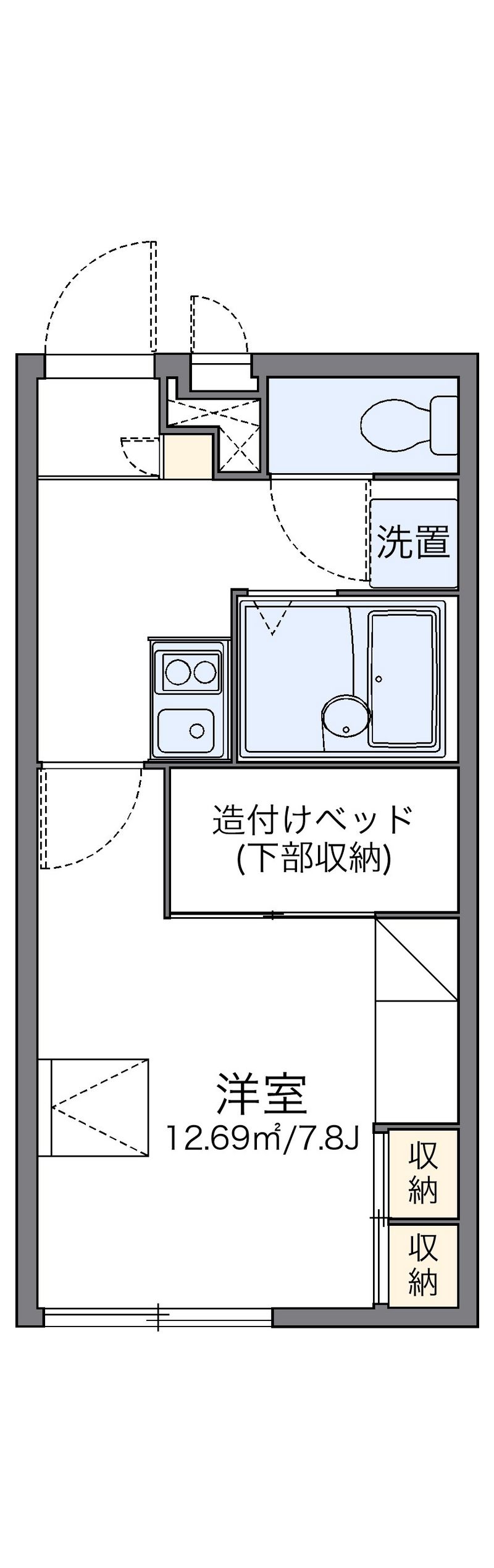 レオパレス南大門 間取図