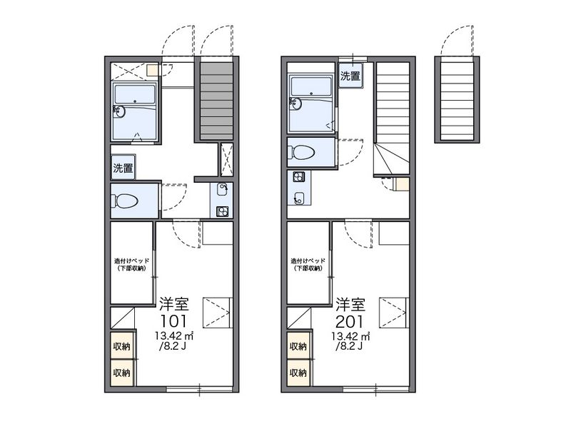 レオパレスＳＣＨＩＥＬＥ 間取図
