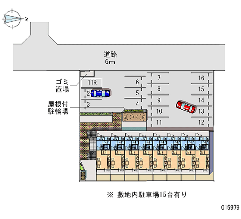 レオパレス東一宮 月極駐車場