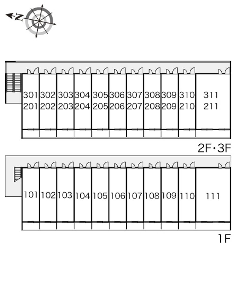 レオパレスエスタ 間取り配置図