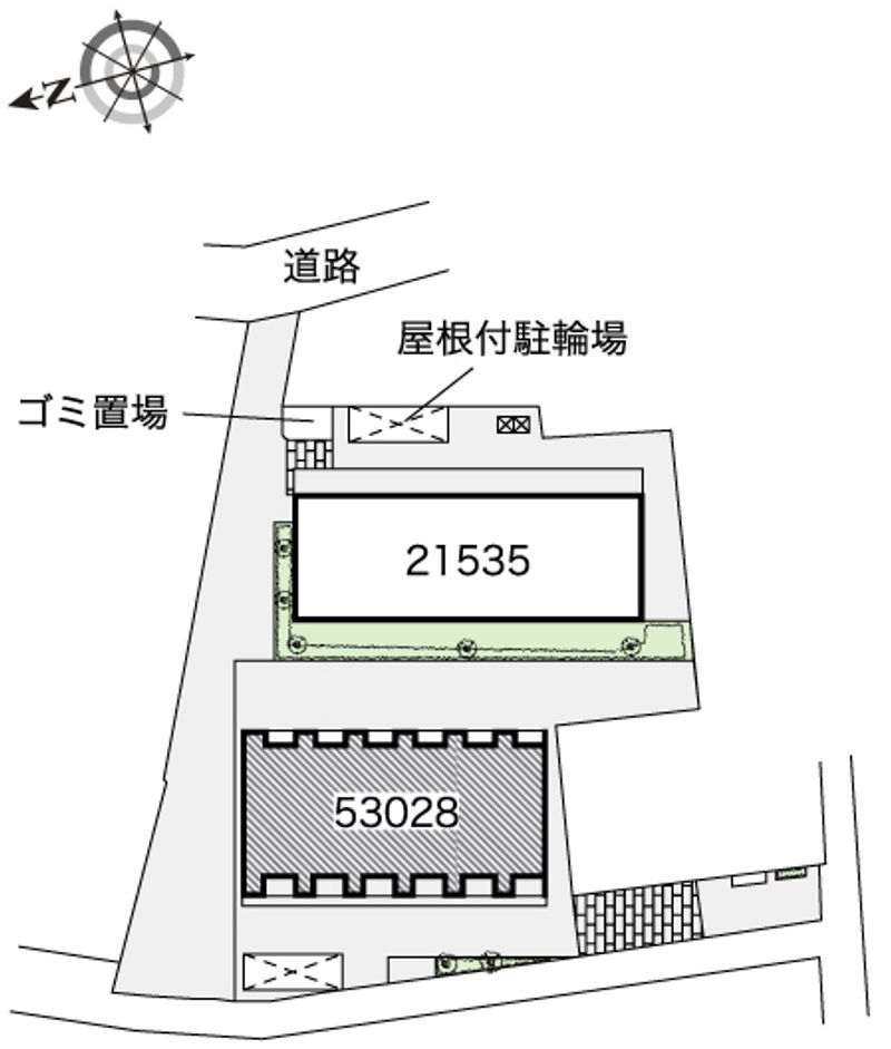 レオパレス宇治川 配置図