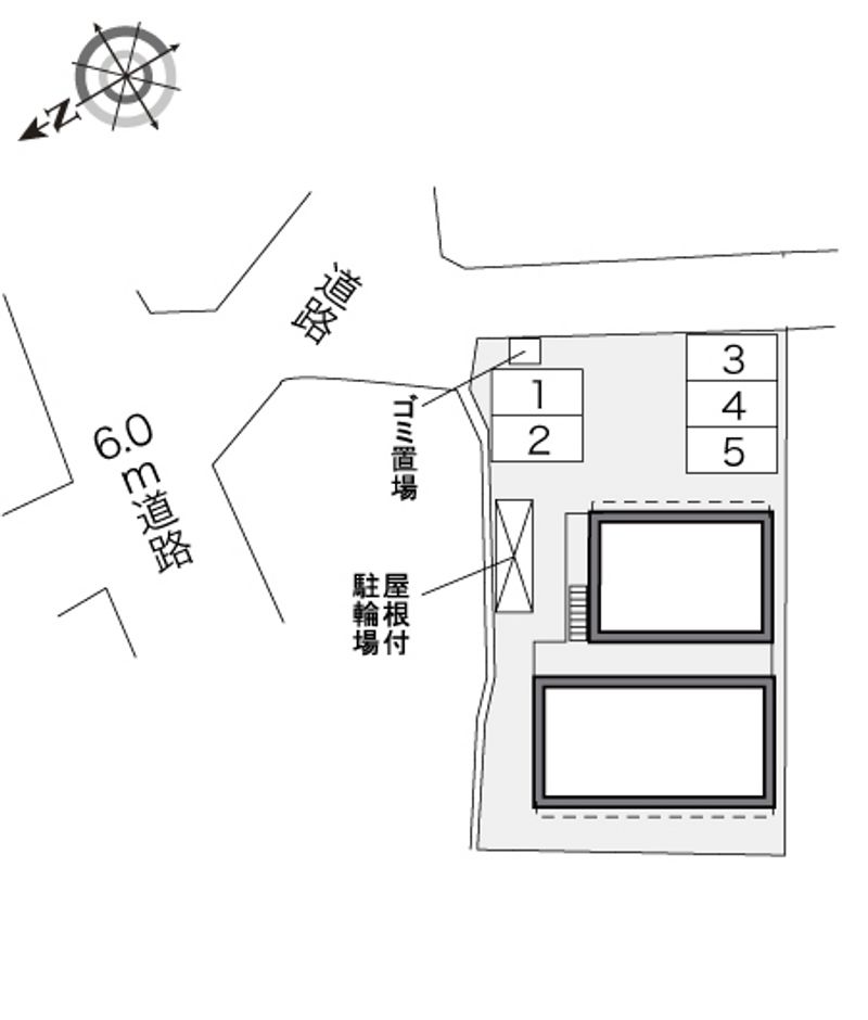 レオパレス北平野 駐車場