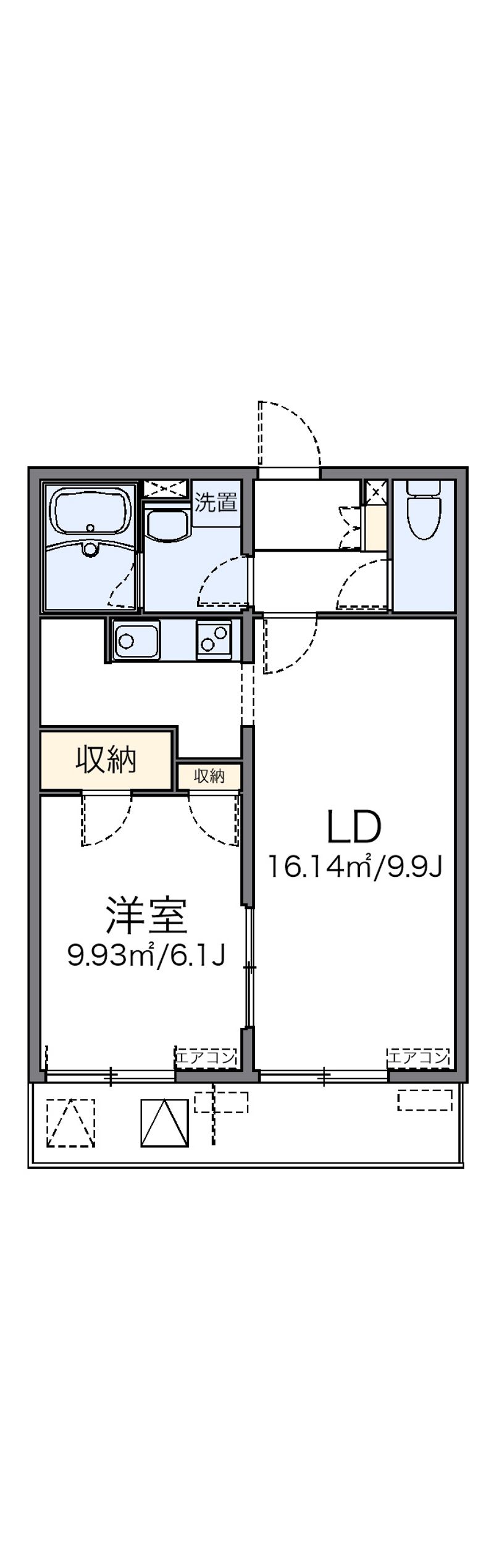 レオネクストゆずの木 間取図