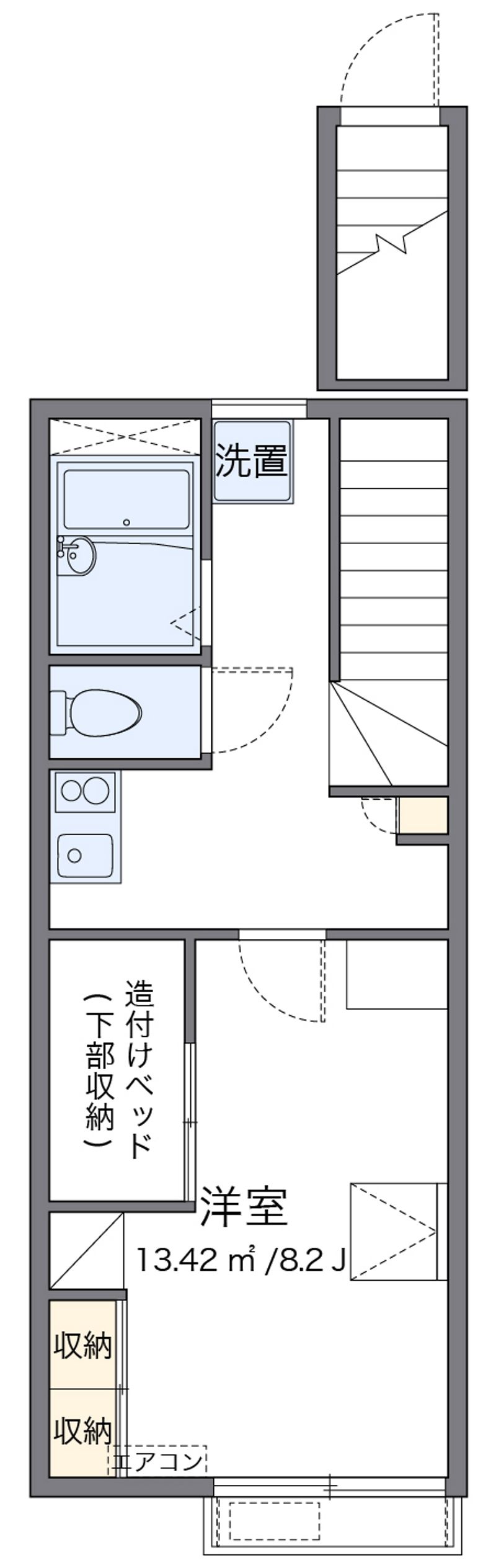 レオパレスＧＯＬＤ　ＬＥＯ　Ⅰ 間取図