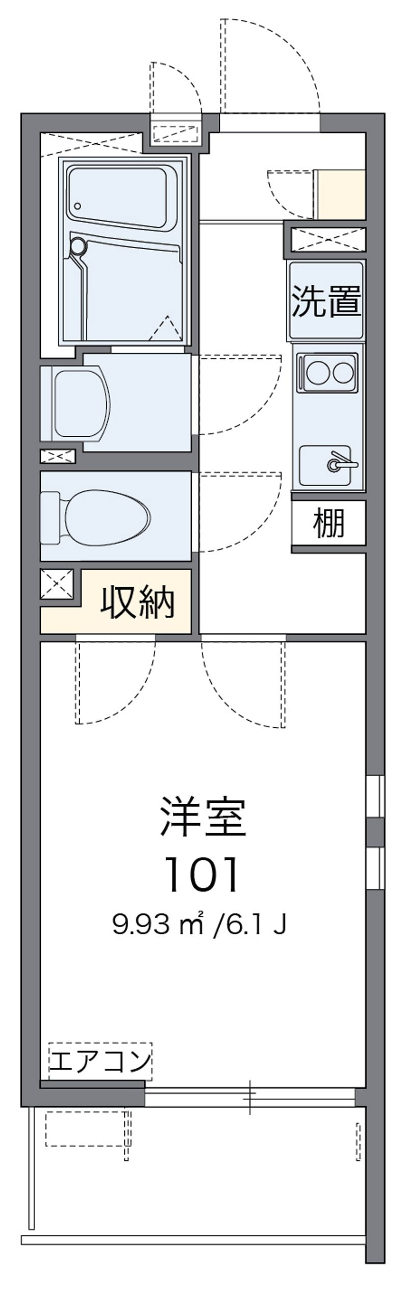クレイノレスタ 間取図