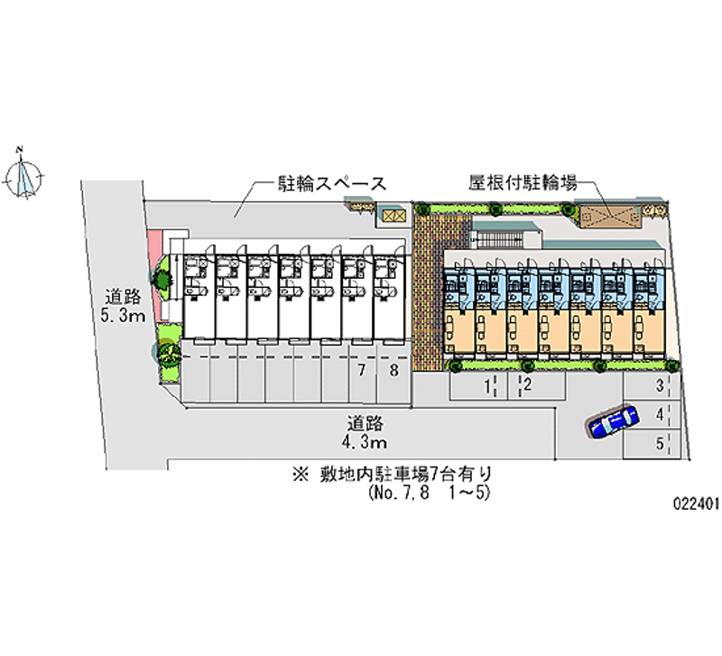 22401 Monthly parking lot