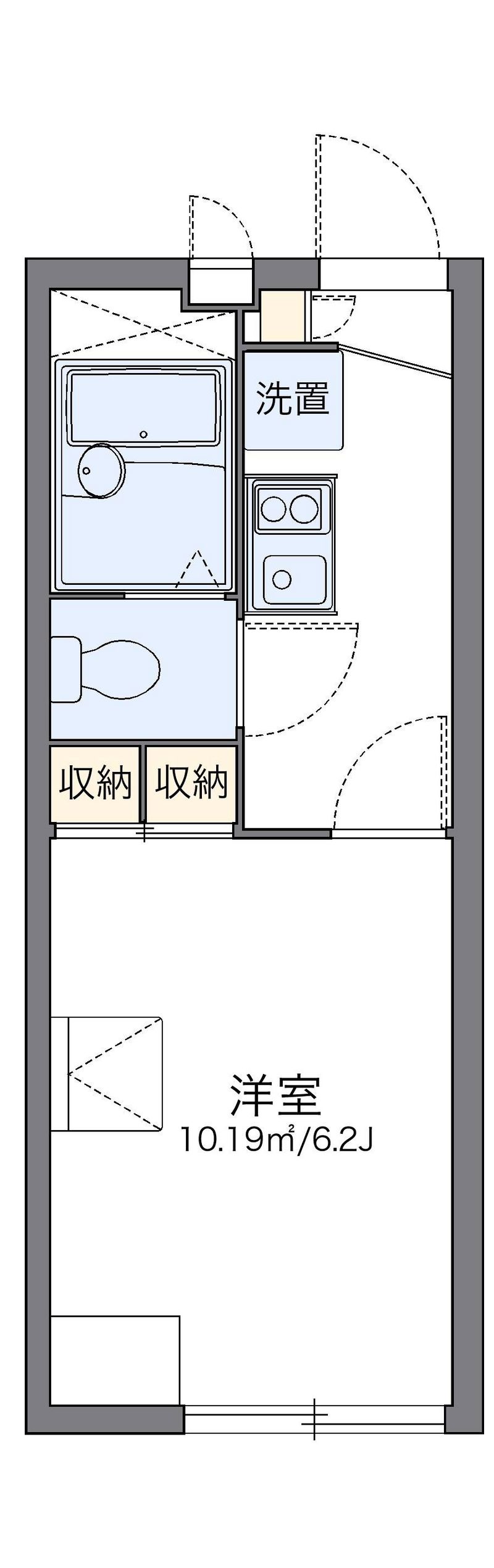 レオパレスサンライズ 間取図