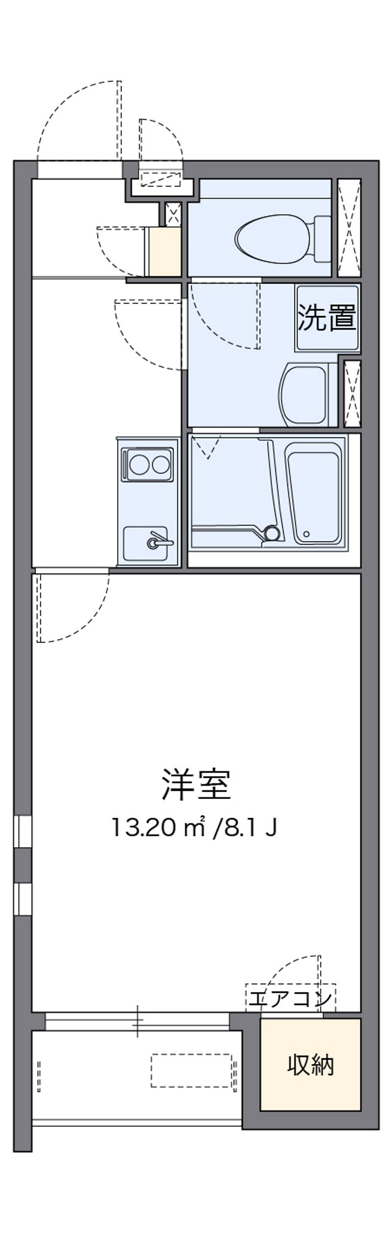 クレイノシュライブ宮内 間取図