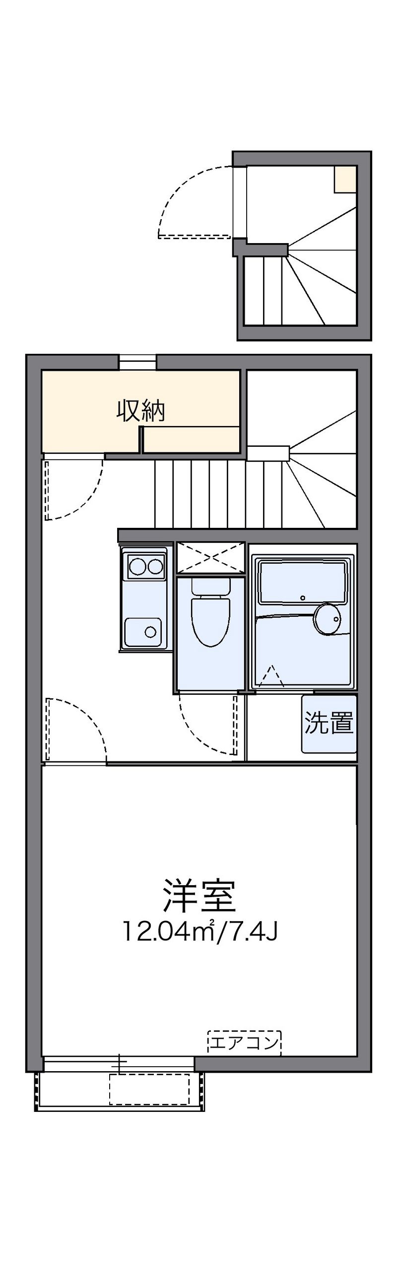 レオネクストＢＡＫＵＲＯＣＨＯ 間取図