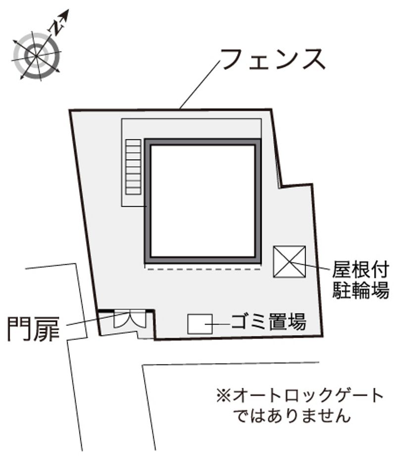 レオパレス武蔵小山　ハイム 配置図