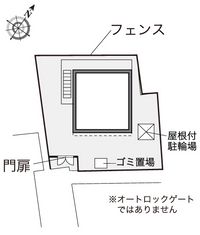 レオパレス武蔵小山　ハイム 配置図