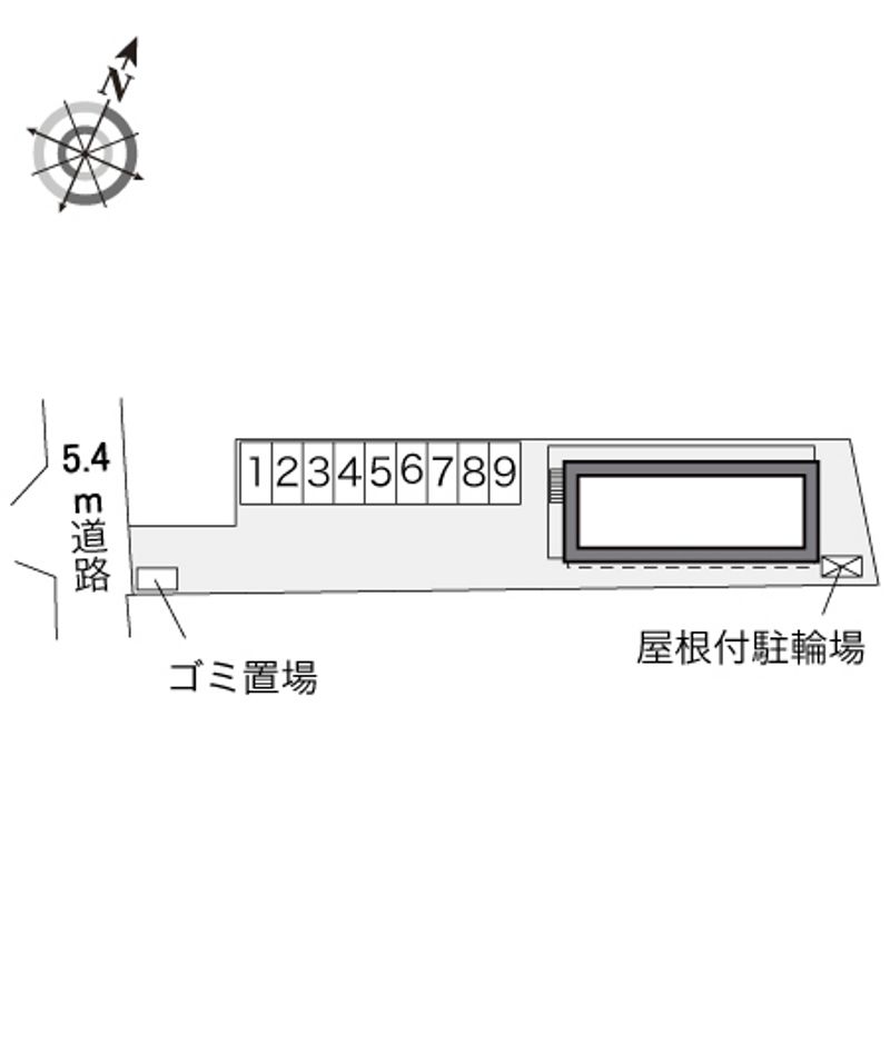 レオパレスＫＴＴＭ 配置図