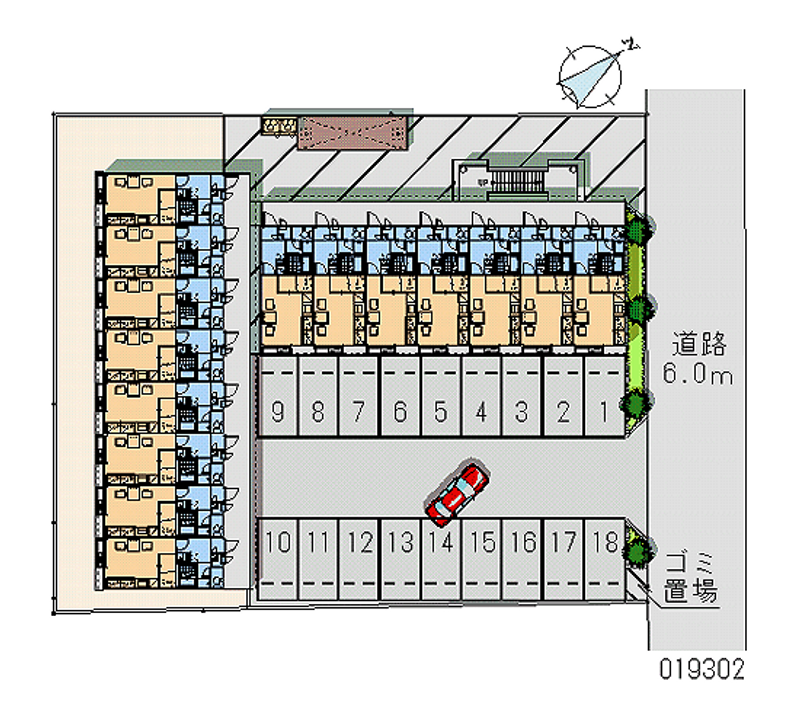 19302 Monthly parking lot