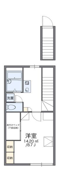 レオパレス藤原台 間取り図