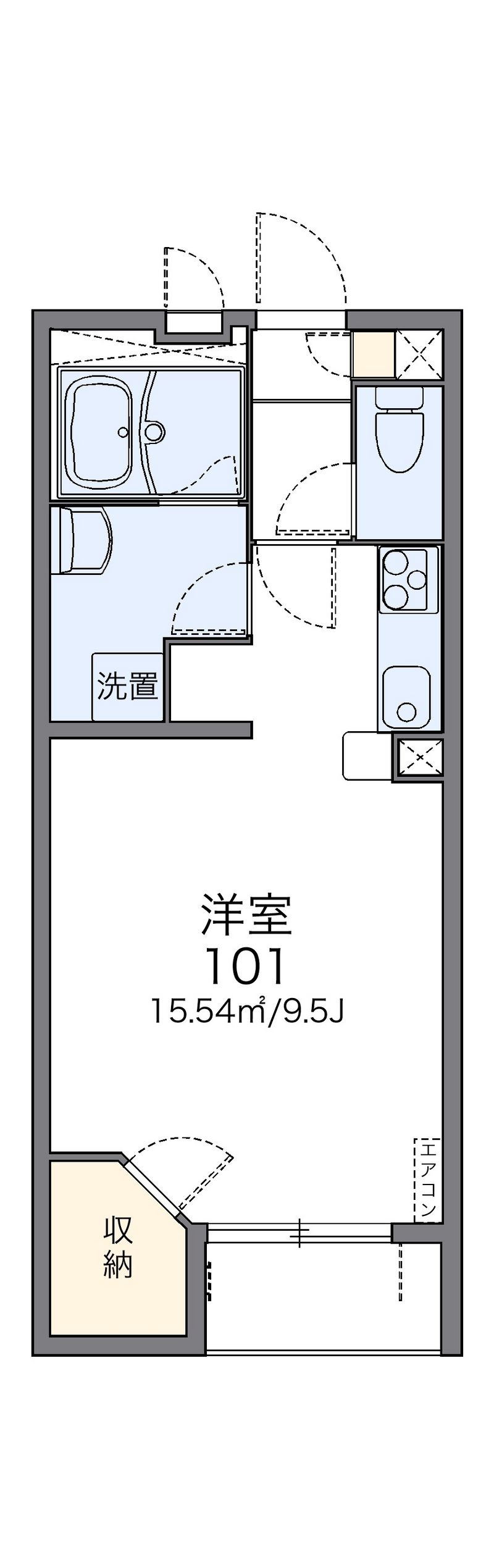 レオネクストかがやき 間取図