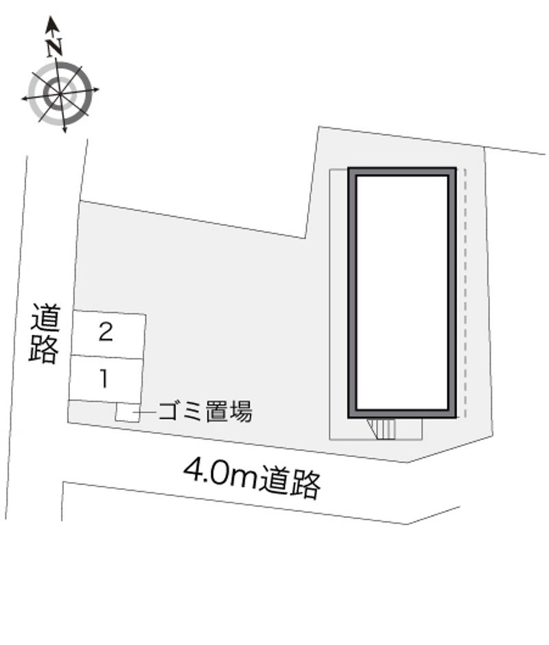 レオパレスパティオ・別館 配置図